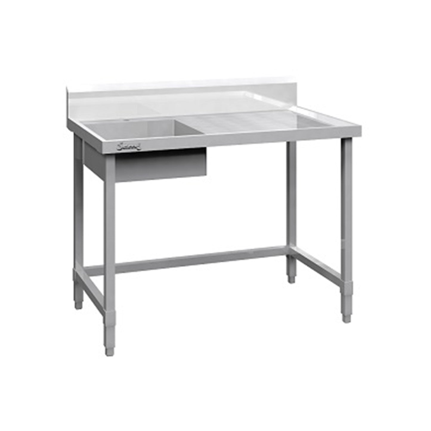 B-DWSM-120L s/s DISH WASHER STATION - RIGHT HAND SIDE SINK