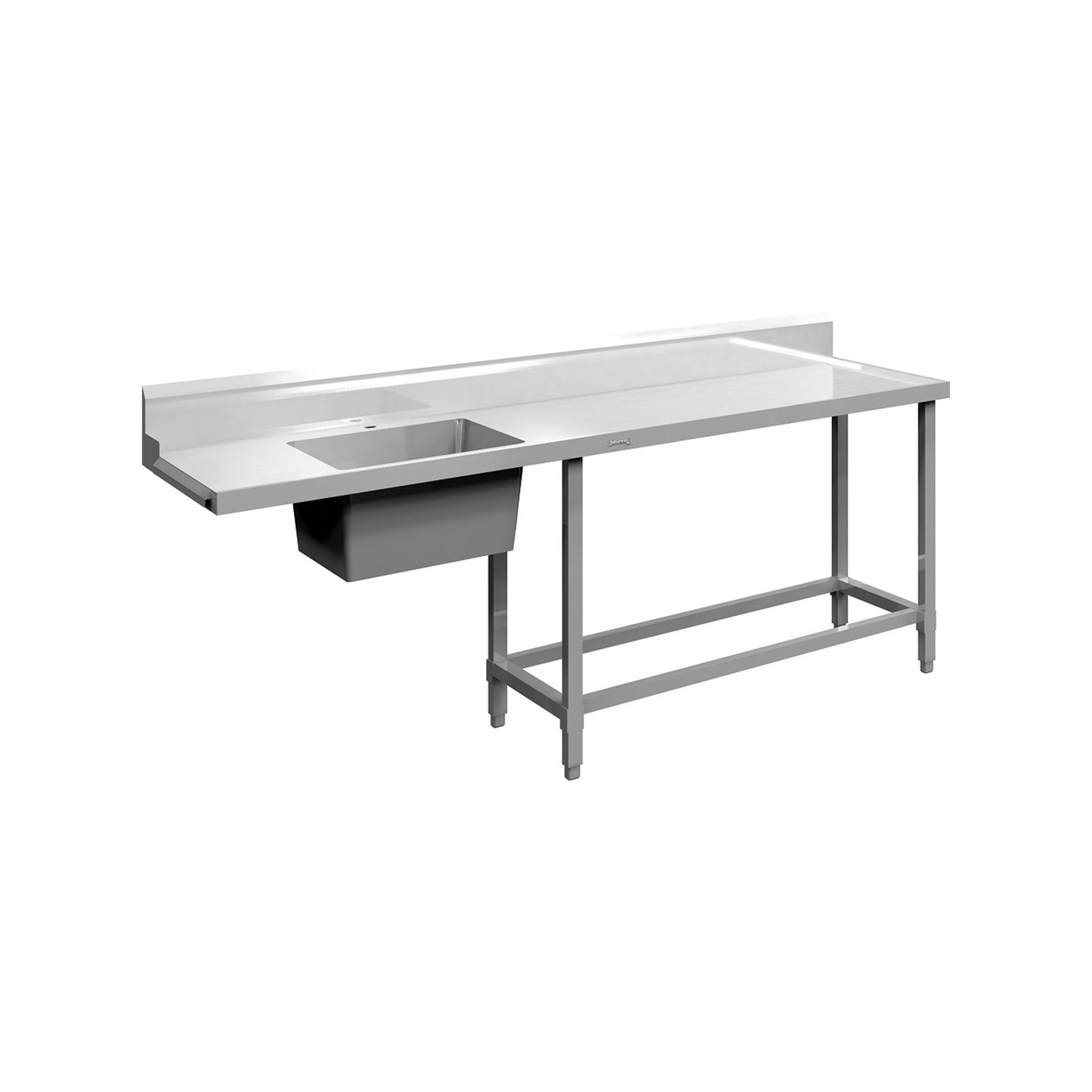 B-ISR-2000-S-S INLET BENCH RIGHT HANDED WITH SINK