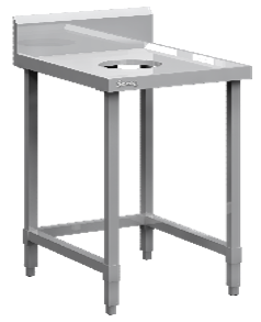 B-SBIN-600 INFILL BENCH WITH 250mm ØSCRAPE HOLE