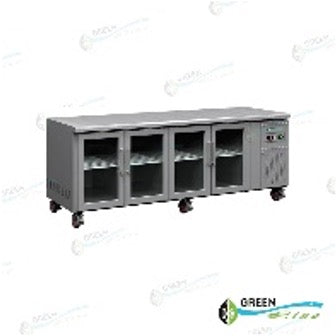 BBG4DGN 4 GLASS DOOR VALUE BENCH FRIDGE