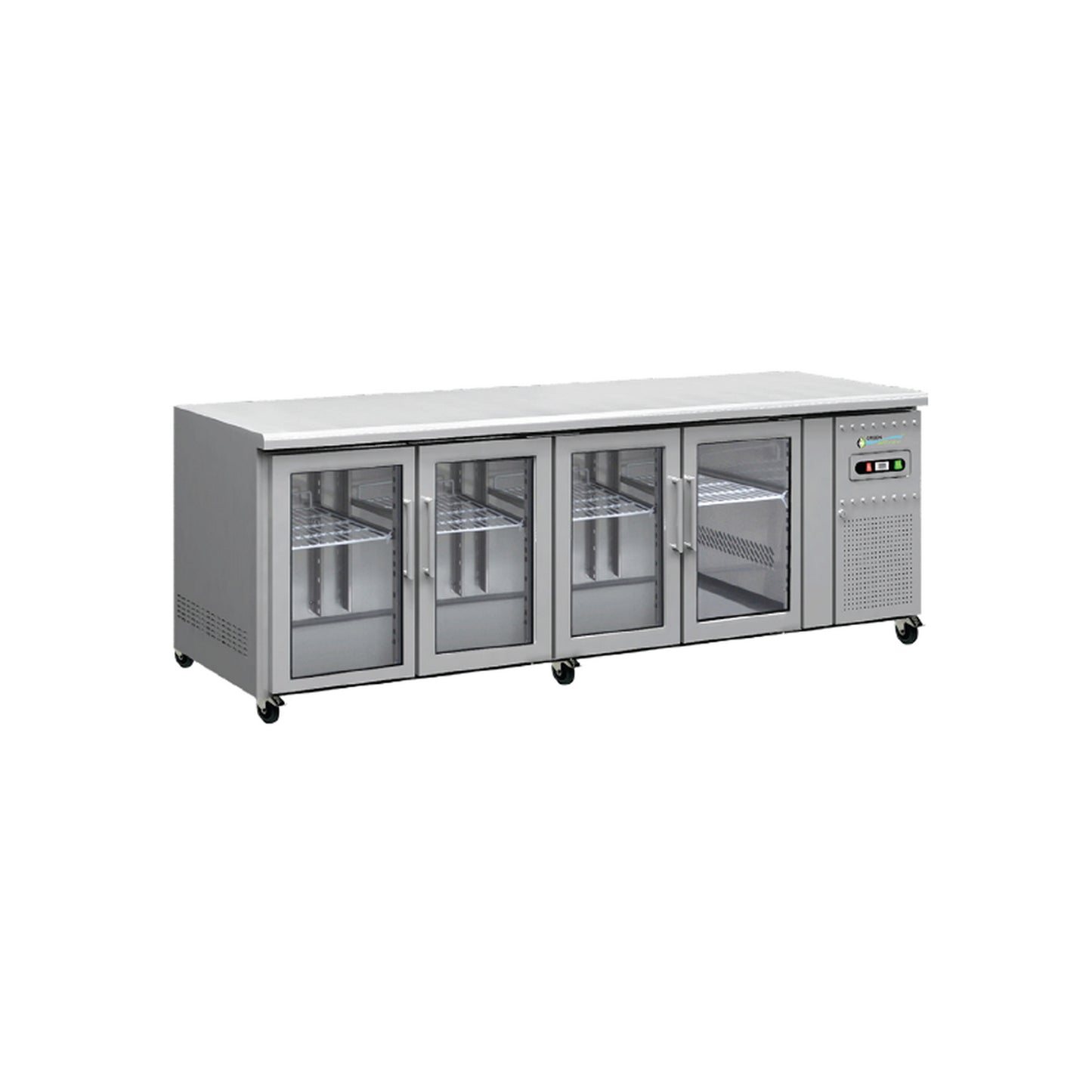 BG4DCC-2230 4 GLASS DOOR PREMIUM BENCH FRIDGE 616 LITRES CAPACITY