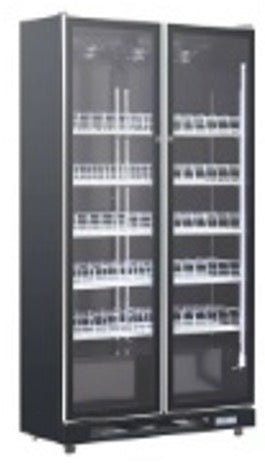 GLBAC2D-120 BACK BAR COOLER 2 DOORS UPRIGHT 1200MM