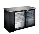 GLBAC2D-16 BACK BAR KEG FRIDGE GLASS 2 DOORS 1625MM