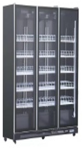 GLBAC3D-180 BACK BAR COOLER 3 DOORS UPRIGHT 1800MM