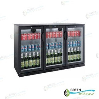 GLBE320A THREE DOOR VALUE BACK BAR FRIDGE 1350MM 320 LITRE CAPACITY