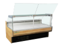 GLTVQT-2.8M - LUXURY MEAT DELI CASE WITH LIFT GLASS