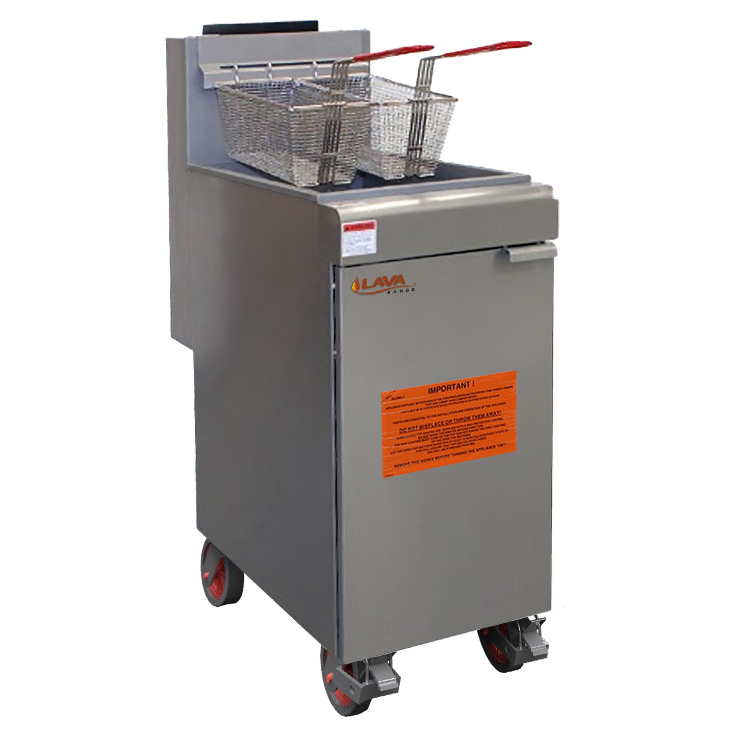 LAVA-DF-400 LAVA DEEP FRYER SINGLE TANK