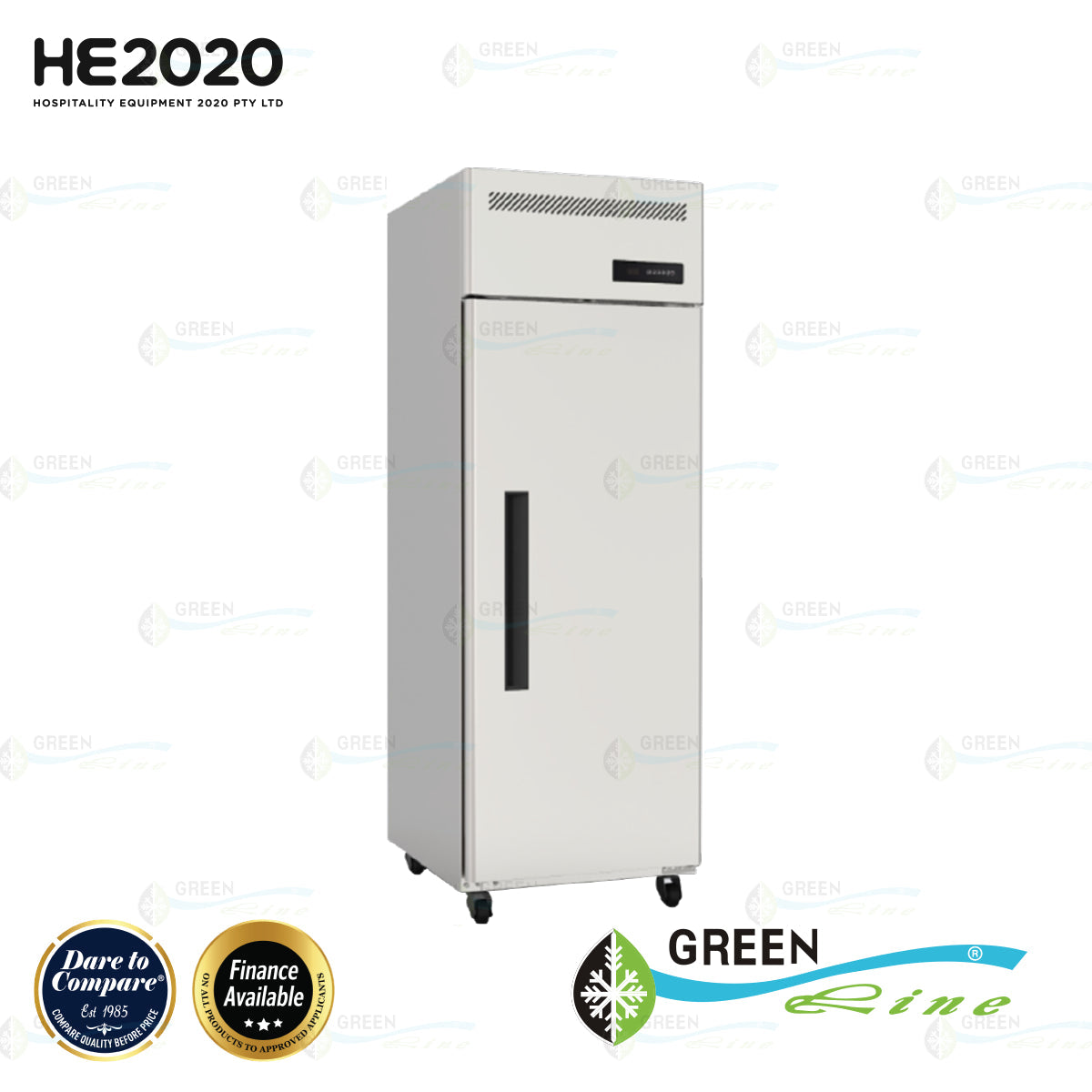 BBR1S-590 SINGLE DOOR STAINLESS FRIDGE 590 LITRES CAPACITY