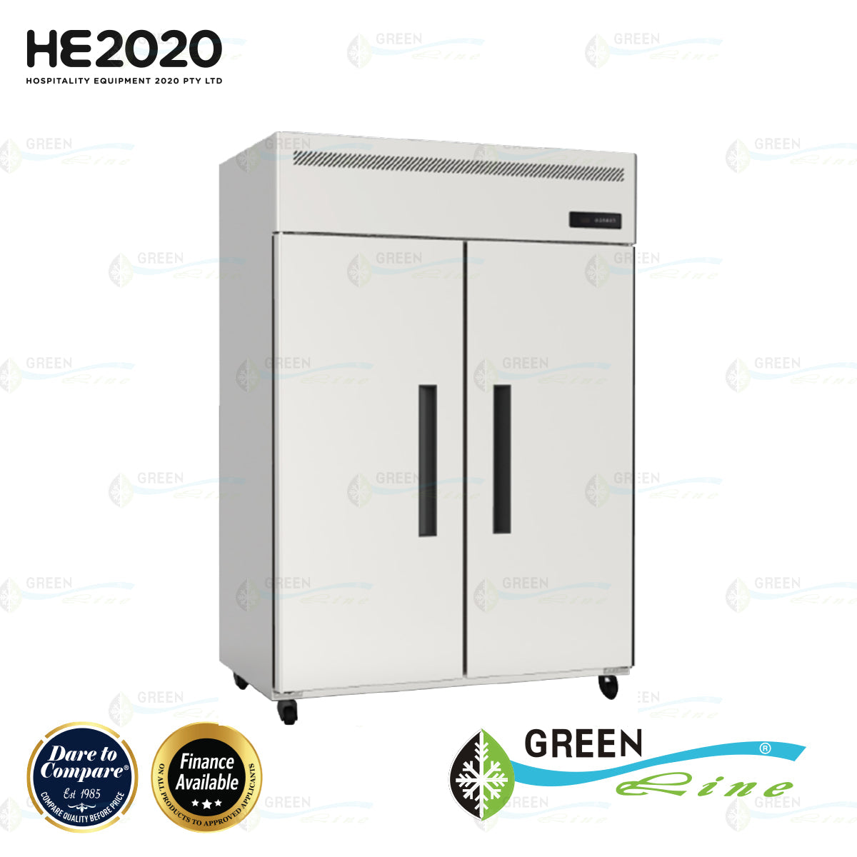 BBR2S-1210 TWO DOOR STAINLESS FRIDGE 1200 LITRES CAPACITY