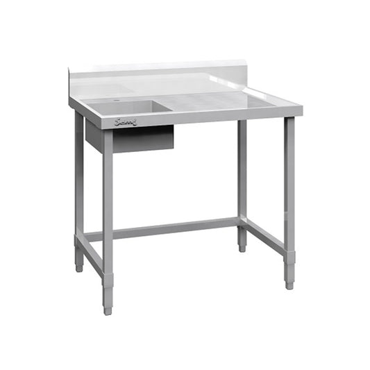 B-GWSM-100L S/S GLASS WASHER STATION - LEFT HAND SIDE SINK