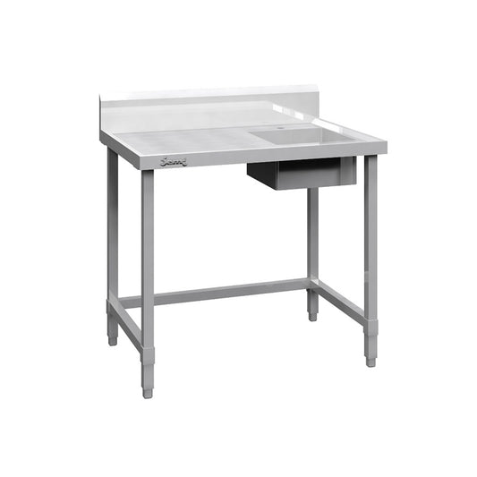 B-GWSM-100R S/S GLASS WASHER STATION - RIGHT HAND SIDE SINK