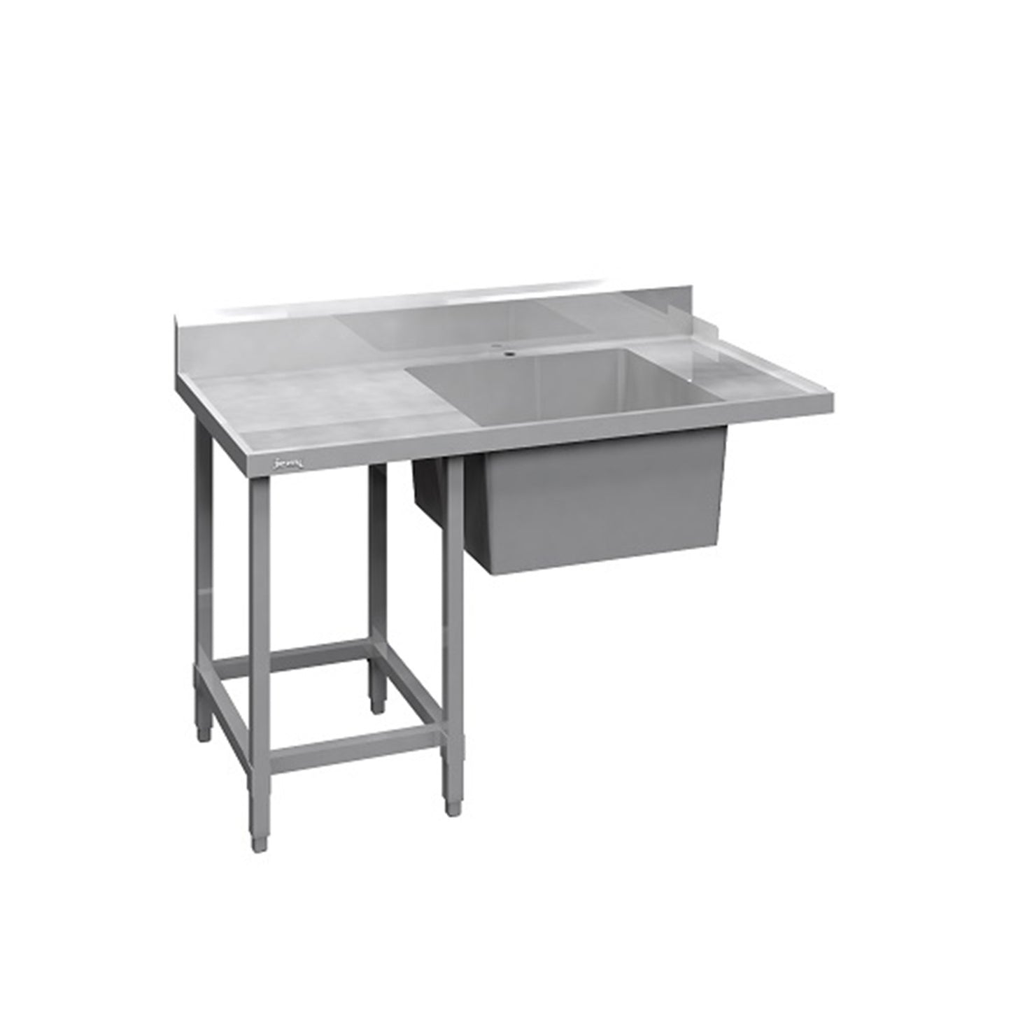B-ISL1500-PS INLET BENCH FOR POT-WASHING MACHINE (LEFT HANDED)