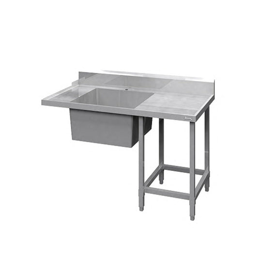 B-ISR1500-PS INLET BENCH FOR POT-WASHING MACHINE (RIGHT HANDED)