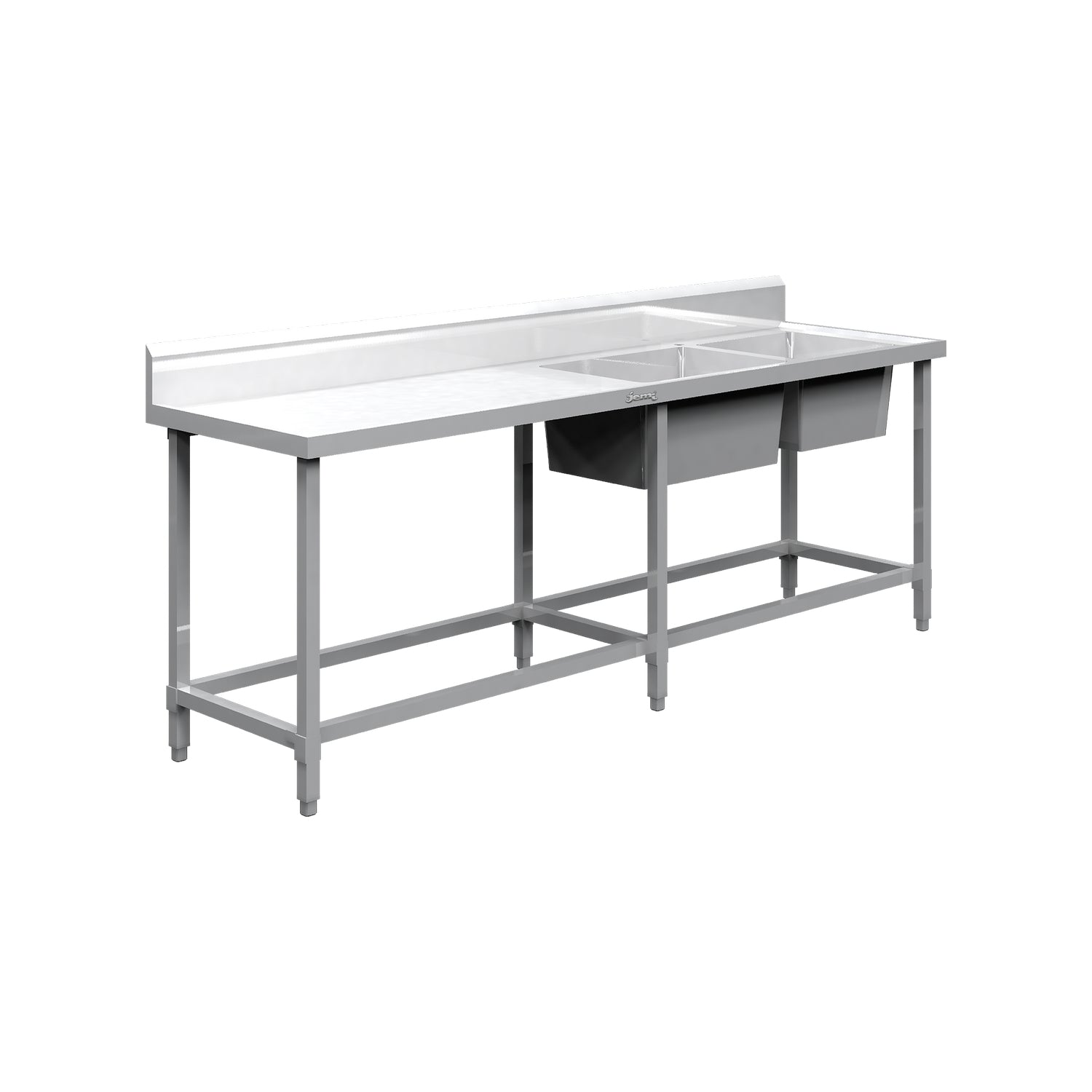 Wb2000 Bench B-WB2S-2400R WET BENCH 2 RIGHT SINK – HE2020
