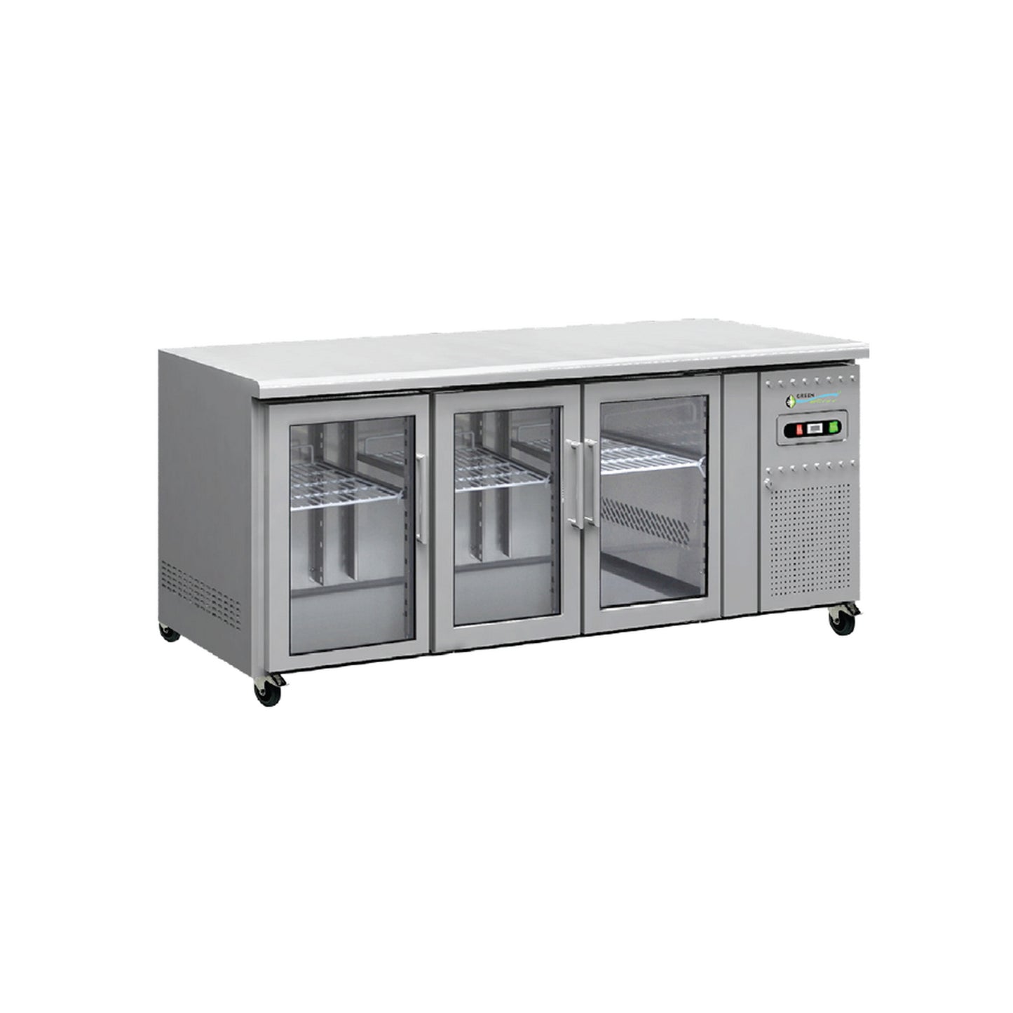 BBG3DGN 3 GLASS DOOR VALUE BENCH FRIDGE