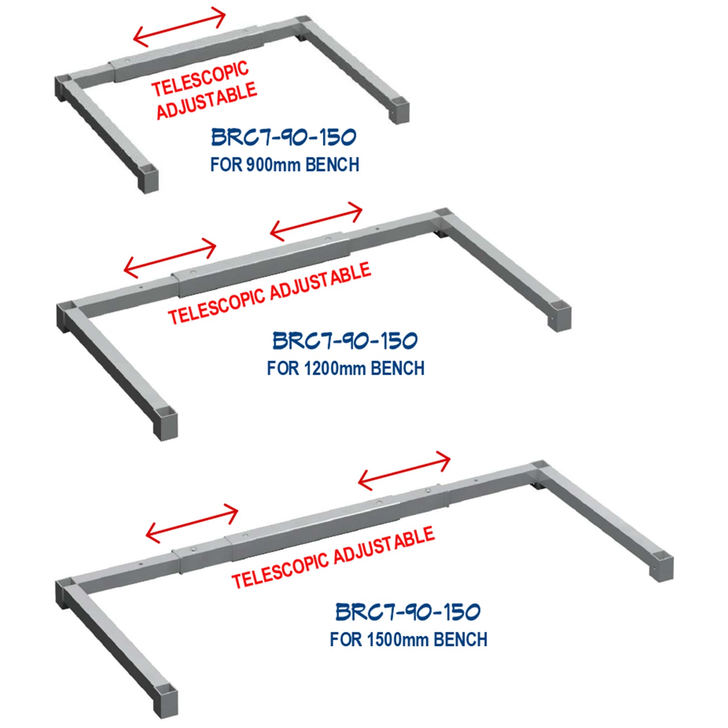 BRC7-90-150 WALL BENCHE BRACE