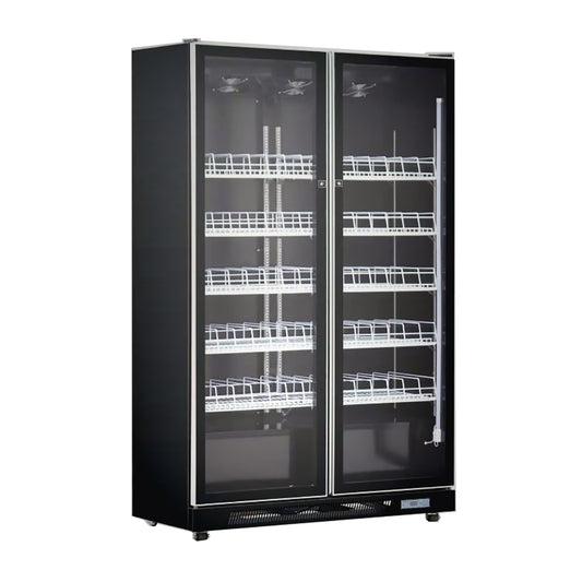GLBAC2D-120 BACK BAR COOLER 2 DOORS UPRIGHT 1200MM