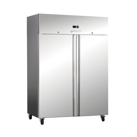 GLKF2S-1300 TWO DOOR STAINLESS FREEZER 1300 LITRES CAPACITY