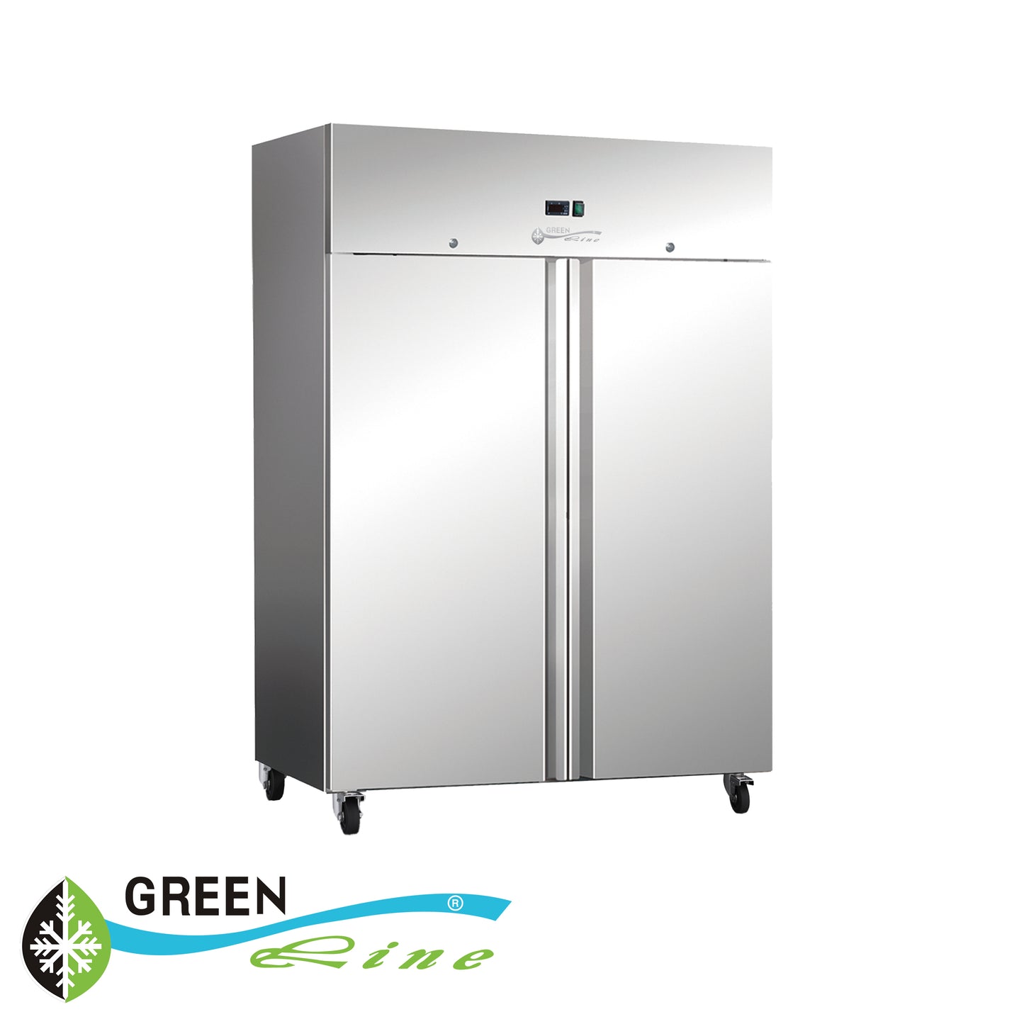 GLKF2S-1300 TWO DOOR STAINLESS FREEZER 1300 LITRES CAPACITY