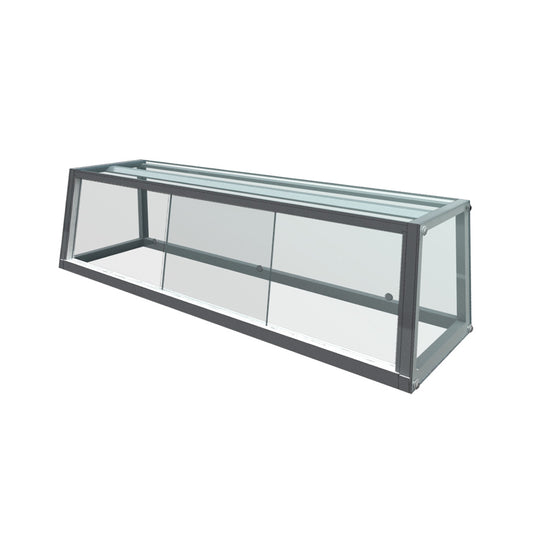 GLSACAN-15 2 DOOR 1500 MM GLASS CANOPY + LED