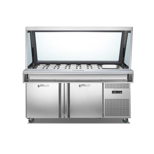 GLSACA-15  FOOD PREPARATION FRIDGE + CANOPY