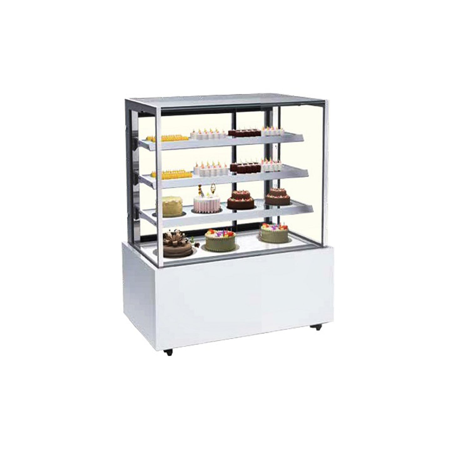 GRT3-9A SQUARE COLD FOOD DISPLAY 3 SHELVES