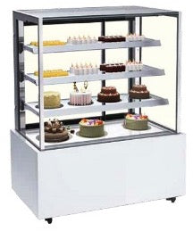 GRT3-9A SQUARE COLD FOOD DISPLAY 3 SHELVES