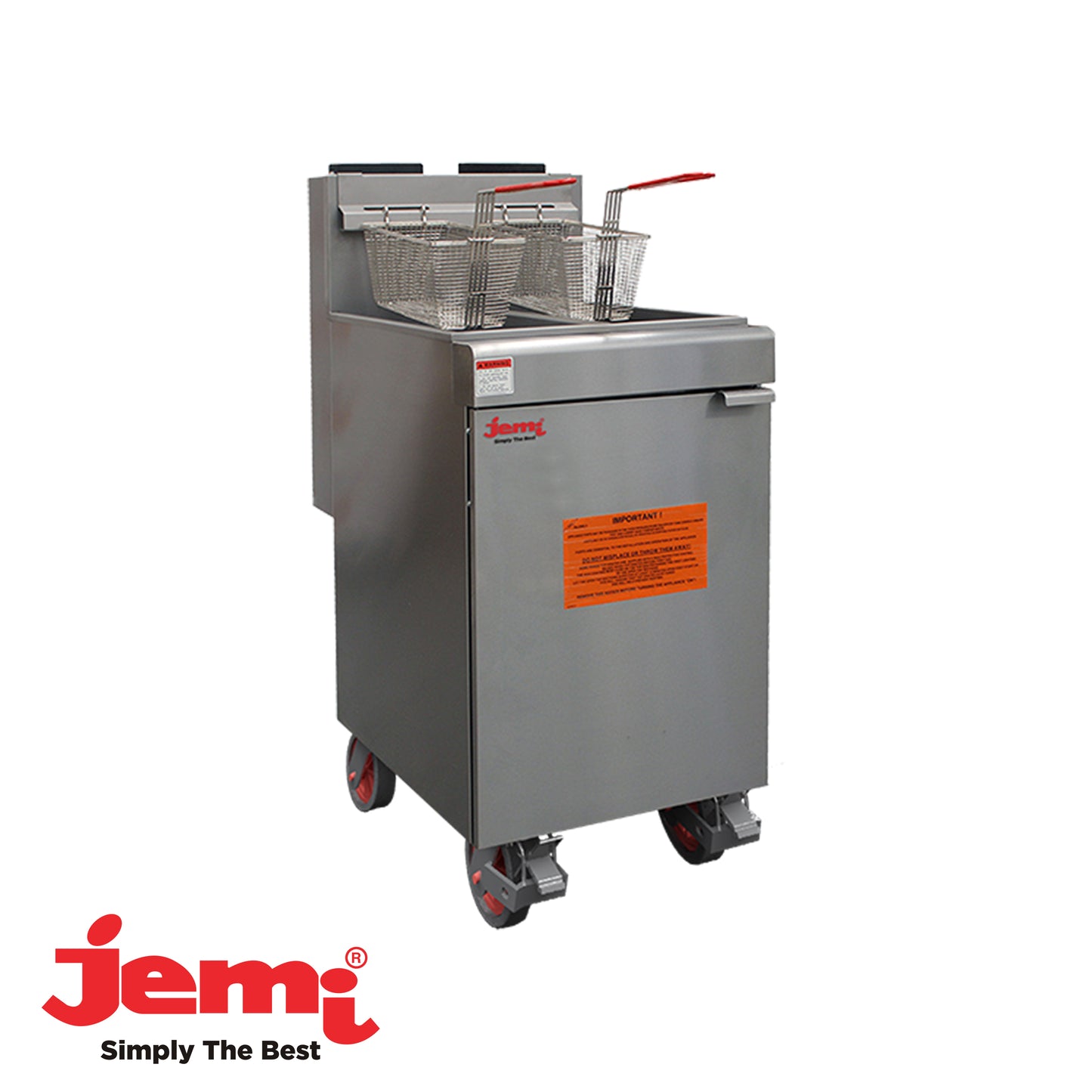 JEMI-FF-500D JEMI DEEP FRYER DOUBLE TANK-500