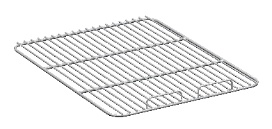 LALG2.1HM S/S GRID TRAY (WITH HANDLE) FOR GN 2/1