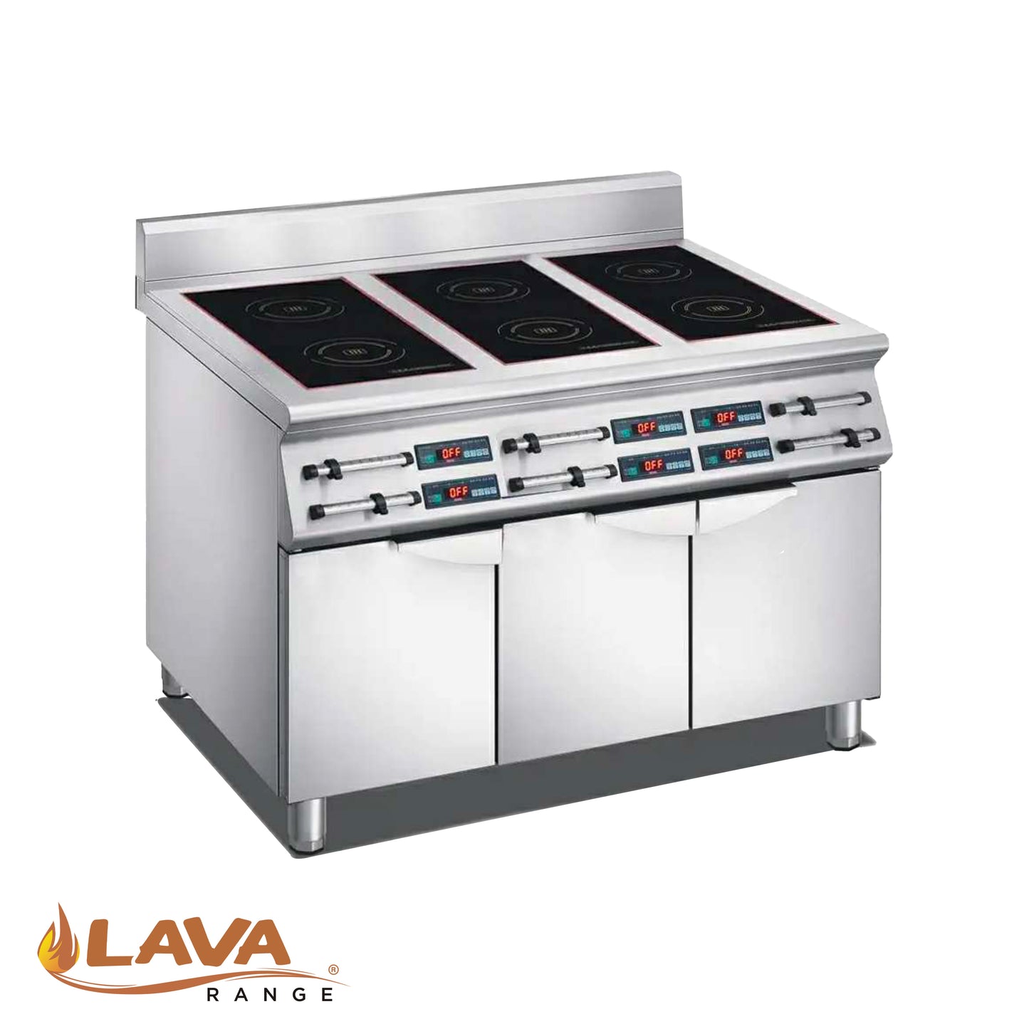 LWEAC-12B19 LAVA 6 BURNER INDUCTION COOKER