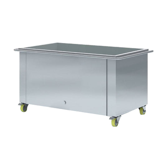 MTP-1200 GN SOAKING TROLLEY WITH HEAVY DUTY CASTORS AND BRAKES