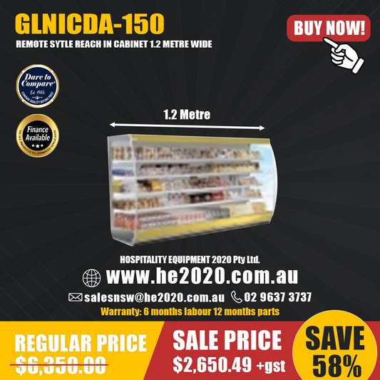 GLNICDA-150 REMOTE SYTLE REACH IN CABINET